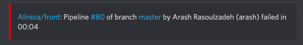 gitlab discord job fail